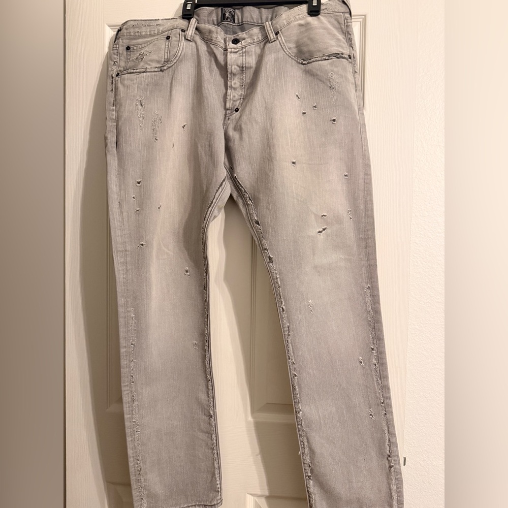 PRPS Light Gray Denim Pants
